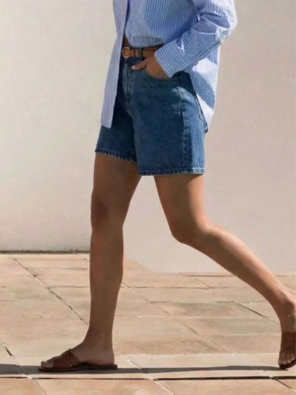 Emmerson Long Denim Shorts